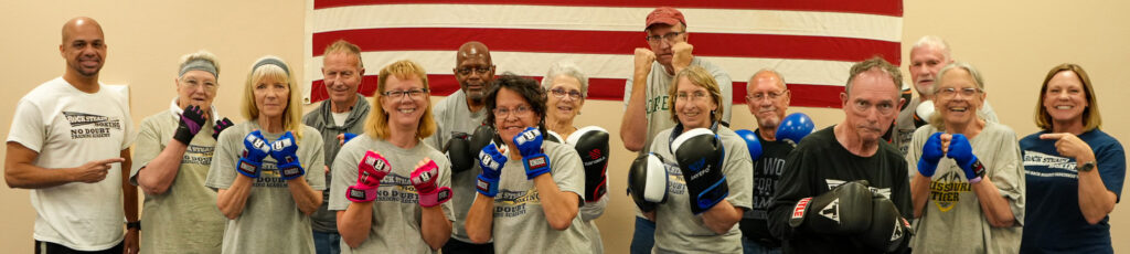 Rock Steady boxing team